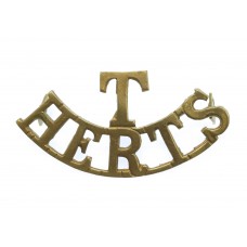 Hertfordshire Regiment Territorials (T/HERTS) Shoulder Title