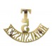5th Territiorial Bn. Royal Sussex Regiment (T/5/ROYAL SUSSEX) Shoulder Title