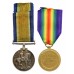 WW1 British War & Victory Medal Pair - Gnr. A. Trueman, Royal Artillery