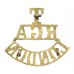 London Territorials Royal Garrison Artillery (T/RGA/LONDON) Shoulder Title