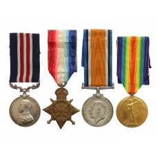 WW1 Military Medal (First Day of the Somme Award), 1914-15 Star, British War Medal & Victory Medal Group of Four - Sgt. R. Hegarty, 7th Bn. South Lancashire Regiment - K.I.A. 22nd July 1916