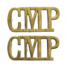 Pair of Corps of Military Police (C.M.P) Shoulder Titles