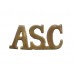 Army Service Corps (A.S.C) Shoulder Title