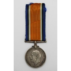 WW1 British War Medal - Pte. H.E. Weeks, 1/6th Bn. Essex Regiment