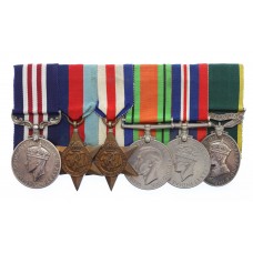 WW2 North-West Europe Military Medal Group of Six - Sgt. A.S. Campbell, Royal Artillery