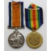 WW1 British War & Victory Medal Pair - Pte. N. Reynolds, Army Service Corps