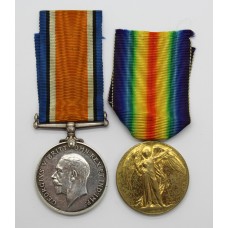WW1 British War & Victory Medal Pair - Spr. W.G. Picton, Royal Engineers