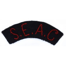 South East Asia Command (S.E.A.C.) Cloth Shoulder Title