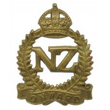 New Zealand Expeditionary Force (N.Z.E.F.)  Cap Badge - King's Crown