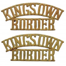 Pair of King's Own Royal Border Regiment (KING'S OWN/BORDER) Shou