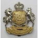  Canadian King's Own Calgary Regiment Cap Badge - Queen's Crown