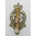 Isle of Man Home Guard Cap Badge - Queen's Crown