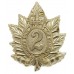 Canadian Queen's Own Rifles of Canada Cap Badge