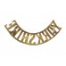 King's Own Yorkshire Light Infantry (YORKSHIRE) Shoulder Title