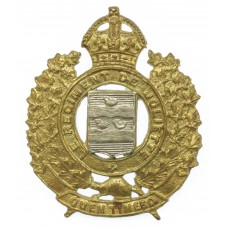 Canadian Le Regiment de Joliette Cap Badge - King's Crown