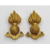 Pair of Royal Artillery Collar Badges