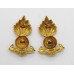 Pair of Royal Artillery Collar Badges