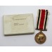 George VI Special Constabulary Long Service Medal in Box - Sergt. James Capell, Northamptonshire Constabulary