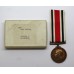 George VI Special Constabulary Long Service Medal in Box - Charles P. Rishworth, East Riding of Yorkshire Constabulary