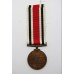George VI Special Constabulary Long Service Medal in Box - Charles P. Rishworth, East Riding of Yorkshire Constabulary