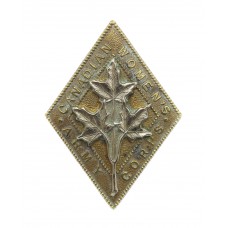 Canadian Women's Army Corps Cap Badge