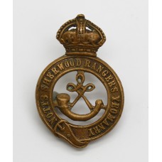 Notts Sherwood Rangers Yeomanry Cap Badge - King's Crown