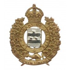 Canadian Le Regiment de Joliette Cap Badge - King's Crown