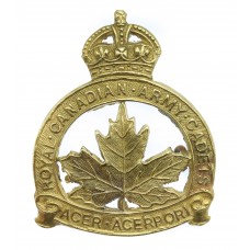 Royal Canadian Army Cadets Cap Badge - King's Crown