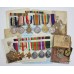 WW1 'Gallipoli Operations' Distinguished Service Medal Group of Six along with Sons WW2 T.E.M. Medal Group & Documents - Lg. Sign. R. Walmsley, Royal Navy