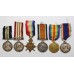 WW1 'Gallipoli Operations' Distinguished Service Medal Group of Six along with Sons WW2 T.E.M. Medal Group & Documents - Lg. Sign. R. Walmsley, Royal Navy