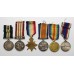 WW1 'Gallipoli Operations' Distinguished Service Medal Group of Six along with Sons WW2 T.E.M. Medal Group & Documents - Lg. Sign. R. Walmsley, Royal Navy