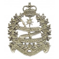 Canadian Intelligence Corps Cap Badge - Queen's Crown