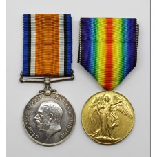 WW1 British War & Victory Medal Pair - Pte. S.E. Read, Queen's (Royal West Surrey) Regiment