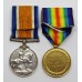 WW1 British War & Victory Medal Pair - Pte. S.E. Read, Queen's (Royal West Surrey) Regiment