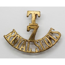 7th Territorial Bn. Royal Scots (T/7/ROYAL SCOTS) Shoulder Title