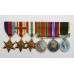 WW1 'Gallipoli Operations' Distinguished Service Medal Group of Six along with Sons WW2 T.E.M. Medal Group & Documents - Lg. Sign. R. Walmsley, Royal Navy