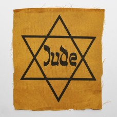 WW2 German Jewish Star of David (Jude) Cloth Badge