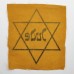 WW2 German Jewish Star of David (Jude) Cloth Badge
