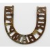 Boer War Northamptonshire Regiment (NORTHAMPTON) 'Horse Shoe' Shoulder Title