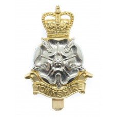 Yorkshire Brigade Anodised (Staybrite) Cap Badge