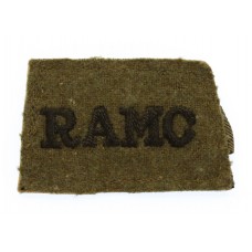 Royal Army Medical Corps (R.A.M.C.) WW2 Cloth Slip On Shoulder Title