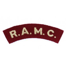 Royal Army Medical Corps (R.A.M.C.) Cloth Shoulder Title