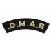 Royal Army Medical Corps (R.A.M.C.) Cloth Shoulder Title