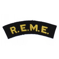 Royal Electrical & Mechanical Engineers (R.E.M.E.) Cloth Shoulder Title