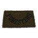 Notts & Derby Regiment Sherwood Foresters (FORESTERS) WW2 Cloth Slip On Shoulder Title
