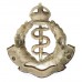 Royal New Zealand Army Medical Corps Officer's Cap Badge - King's Crown