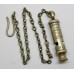 Metropolitan Police 'The Metropolitan' Patent Numbered Whistle & Chain - No. 029492