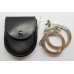 Hiatts Police Snap-On Handcuffs with Key & Pouch