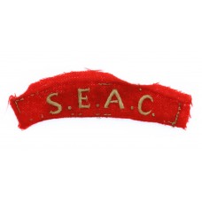 South East Asia Command (S.E.A.C.) Cloth Shoulder Title