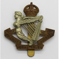 8th King's Royal Irish Hussars Cap Badge - King's Crown